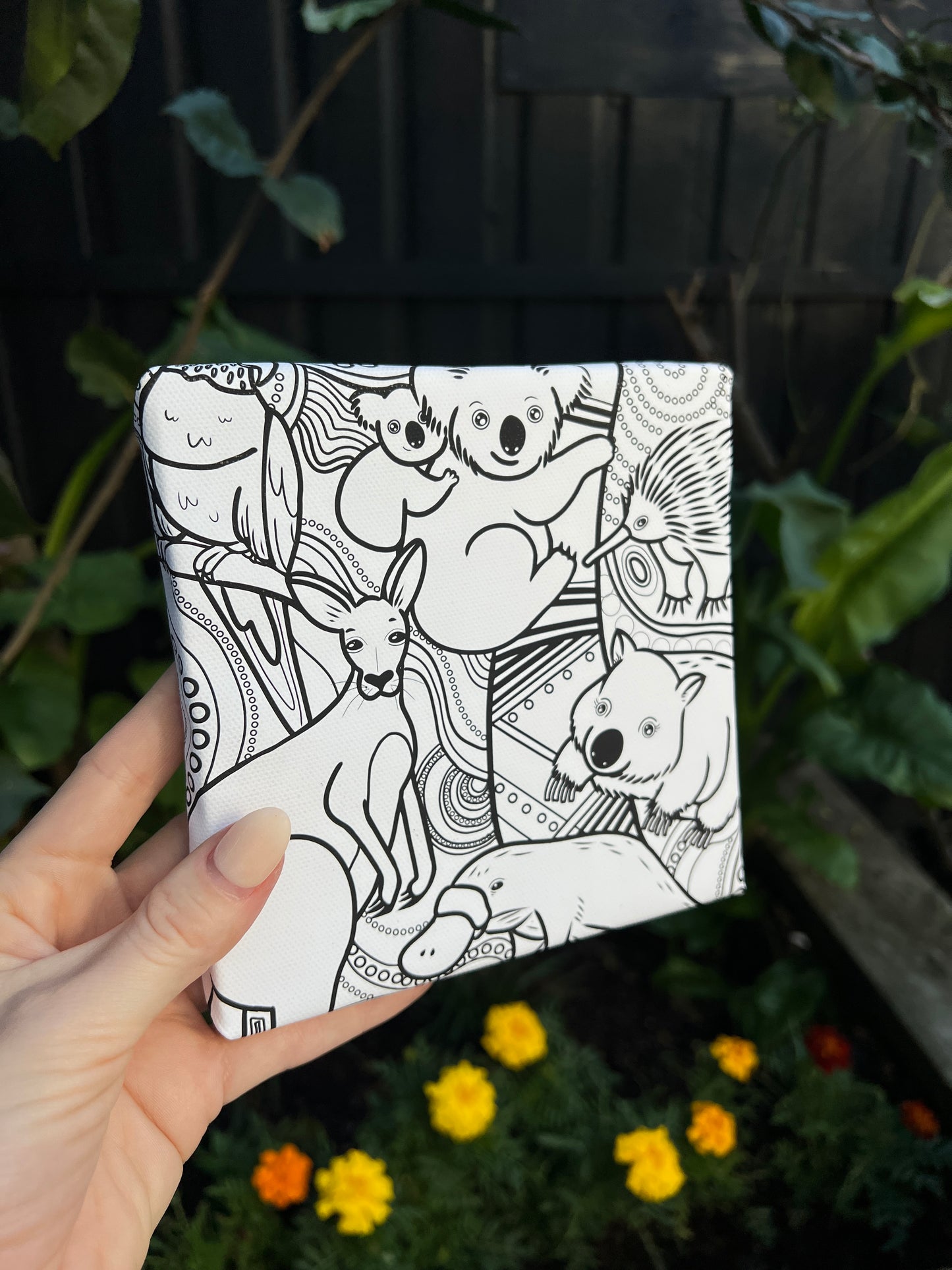 Colouring Canvas - Aussie icons edition