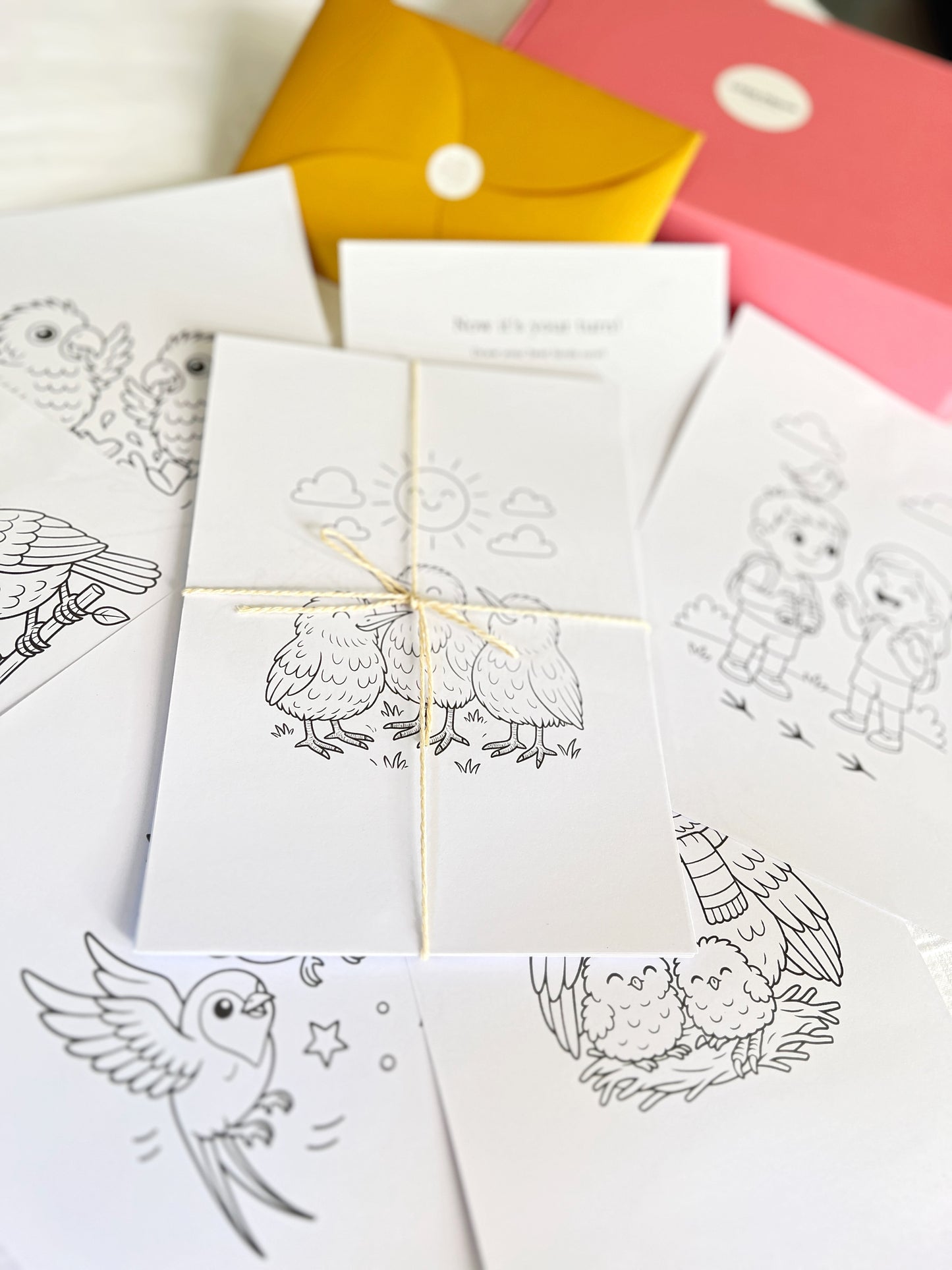 Colouring box- New Zealand Bird Edition