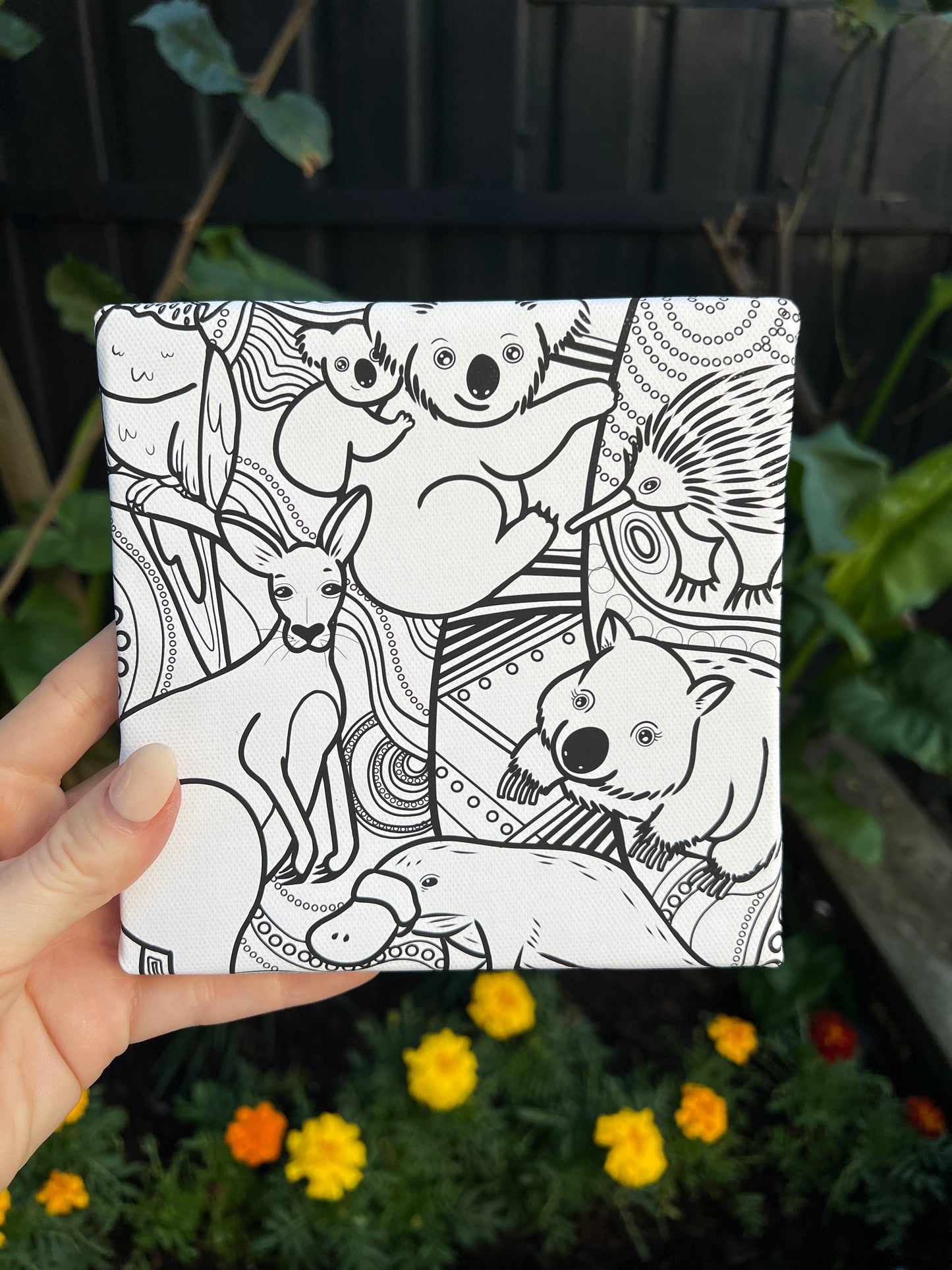 Colouring Canvas - Aussie icons edition